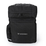 Wozinsky roomy 60 l sacoche vélo pour porte-bagages (housse de pluie incluse) noir (WBB13BK)