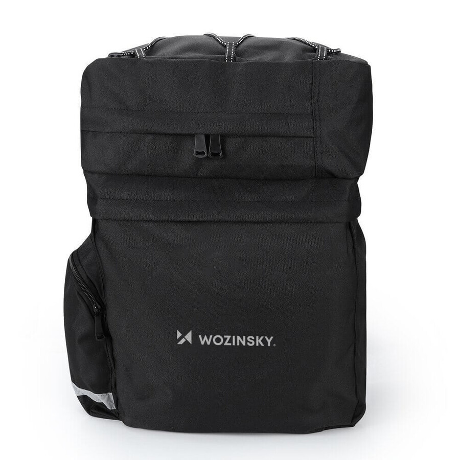 Wozinsky borsa da bici roomy 60 l per portapacchi (copertura antipioggia inclusa) nero (WBB13BK)