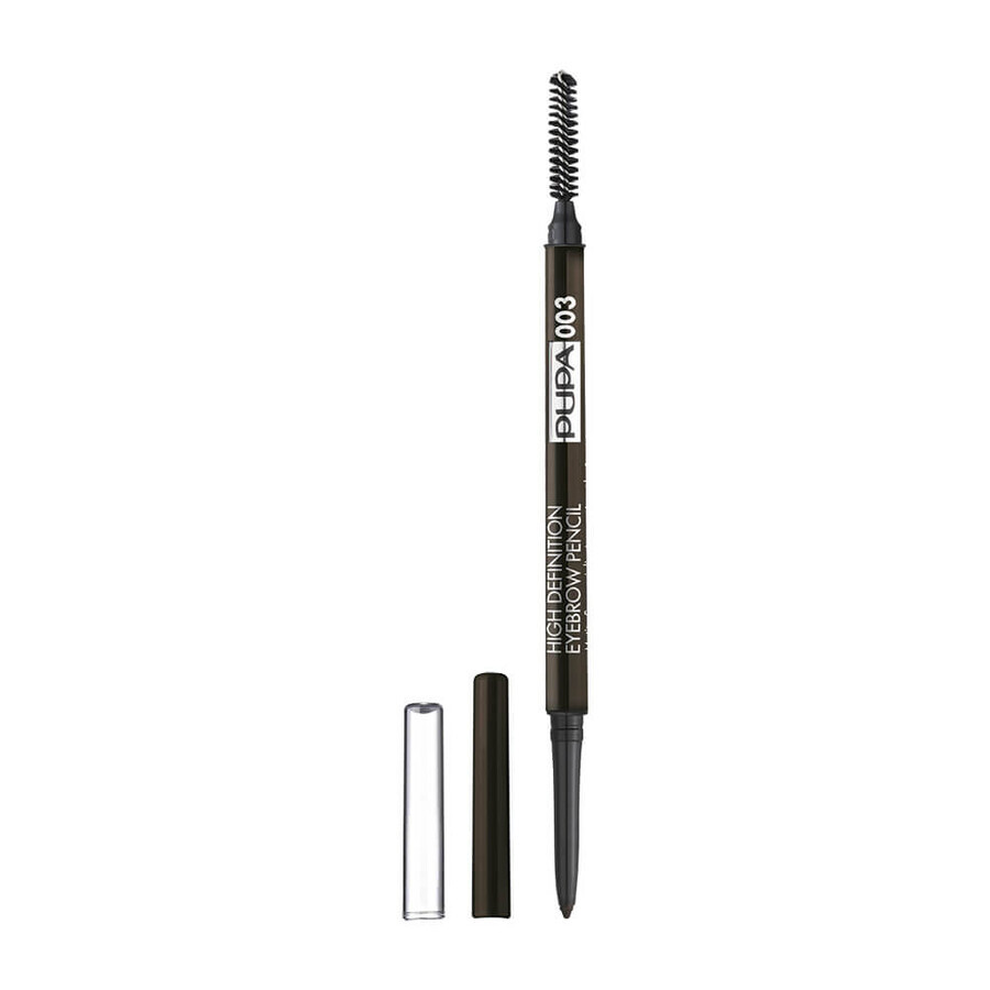 Pupa Milano Creion de sprâncene de înaltă definiție 003 Dark Brown, 0.09 g