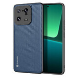 Dux Ducis Fino caz pentru Xiaomi 13 Pro caz cu cadru de silicon albastru