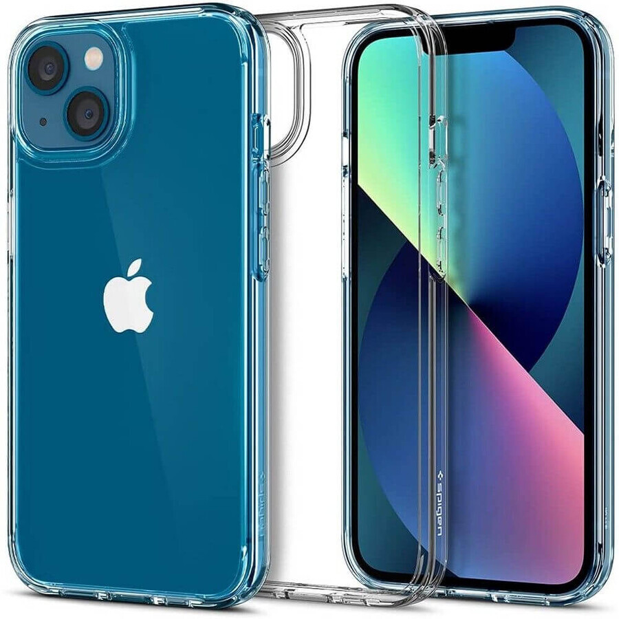 Custodia Spigen Ultra Hybrid per iPhone 13 - Trasparente