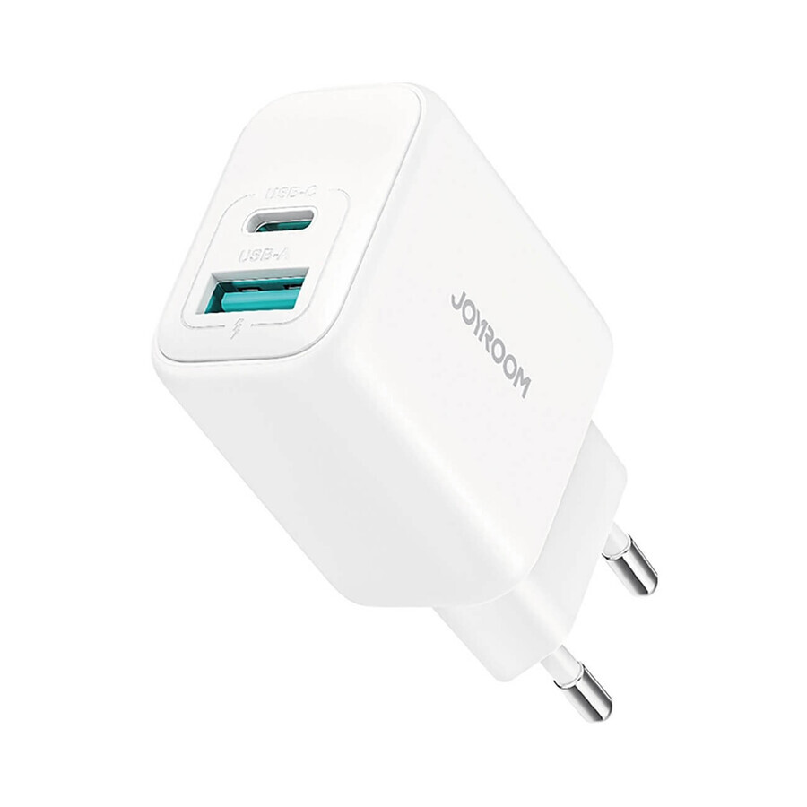Joyroom JR-TCF21 Caricatore di rete USB-C / USB-A 20W PD / QC 3.0 - bianco