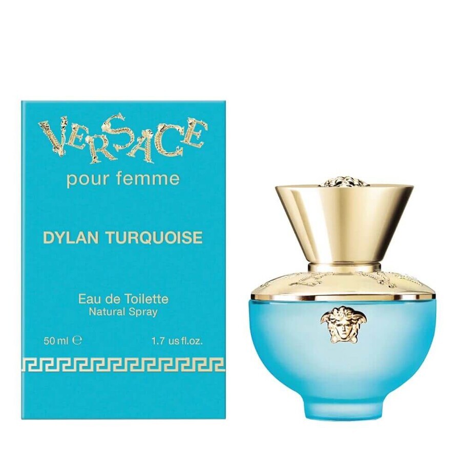 Acquista Versace Dylan Turquoise Pour Femme Eau de Toilette, 50ml Versace Dylan Turquoise Pour Femme Eau de Toilette, 50ml
