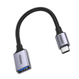 Ugreen USB-C (mannetje) - USB-A (vrouwtje) 5Gb/s OTG-adapterkabel 0,15 m zwart (US378)