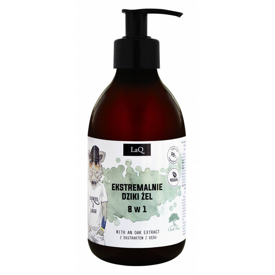 Cumpără Gel de duș LaQ 8in1, Mistreț, 300 ml Gel de duș LaQ 8in1, Mistreț, 300 ml
