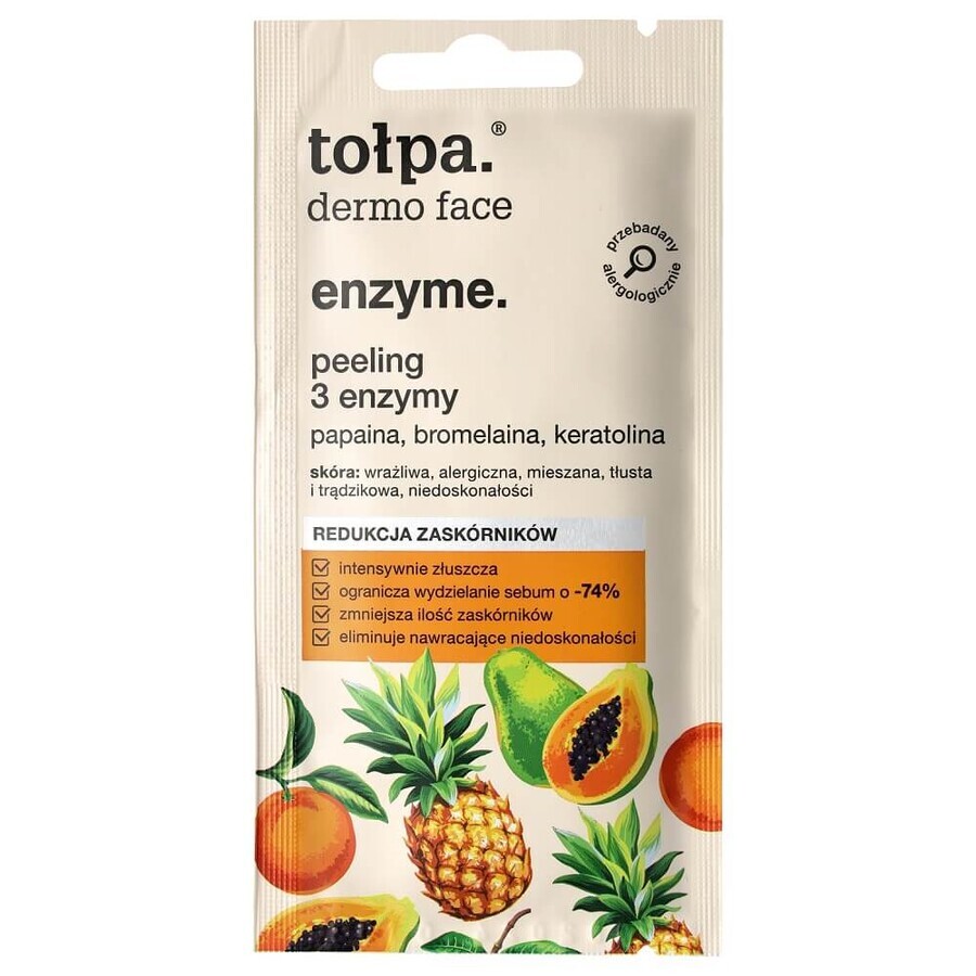Tołpa Dermo Face Enzyme Peeling 3 enzymes, 8 ml