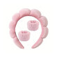 Ecarla set de bandeaux et bracelets cosm&#233;tiques Rose, 3 pi&#232;ces