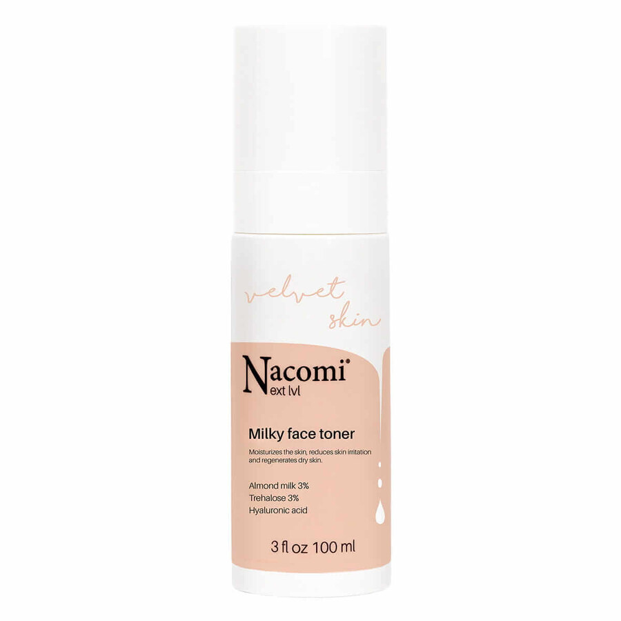 Nacomi Next Level Milky Face Toner Milky feuchtigkeitsspendendes Gesichtswasser, 100 ml