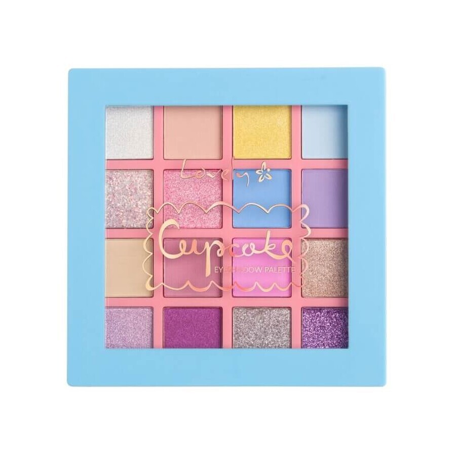 Lovely Cupcake Eyeshadow Palette of 16 eyeshadows