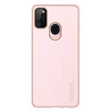 Dux Ducis Yolo elegant eco piele capac caz Samsung Galaxy M30s roz