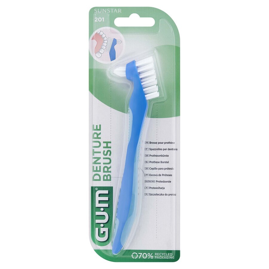 Sunstar GUM, Brosse à dents 201, 1 pièce