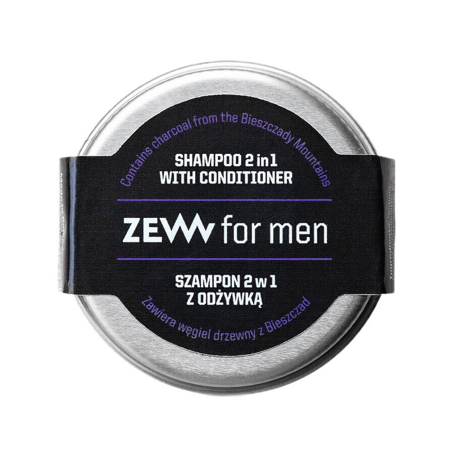 Zew For Men 2-in-1 shampoo with conditioner with Bieszczady charcoal, 15 ml
