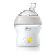 Chicco NaturalFeeling Plastic bottle with silicone teat free flow 0m+ 150ml