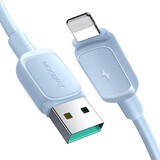 Joyroom Multi-Color Seria A14 Cablu Lightning / USB-A 2.4A 1.2 m - albastru