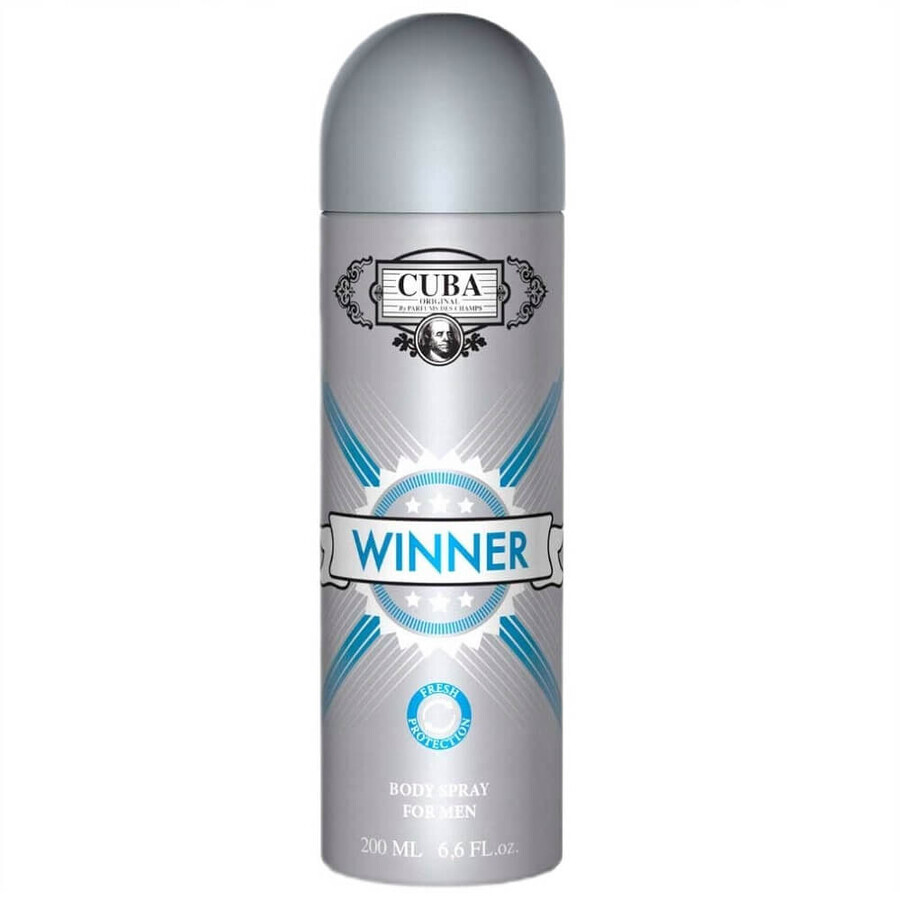 Boutique Déodorant Cuba Original Cuba Winner, 200 ml Déodorant Cuba Original Cuba Winner, 200 ml