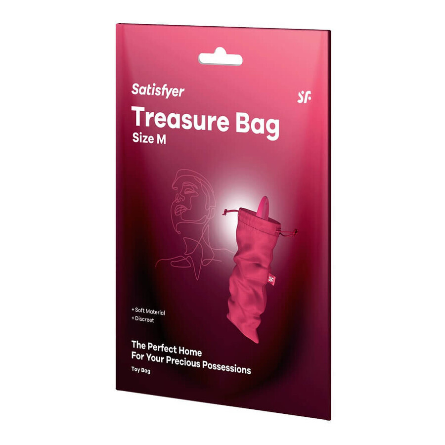 Satisfyer Treasure Bag Gadget Storage Bag M Pink