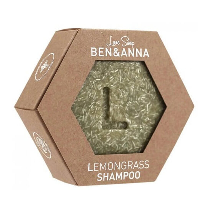 Ben amp;Anna Șampon de bar cu lămâie, 60g