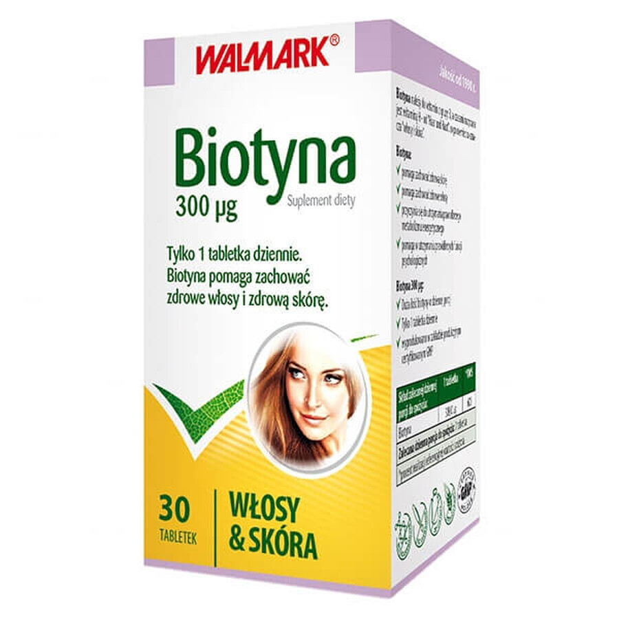 Walmark Biotine 300µg, 30 comprimés