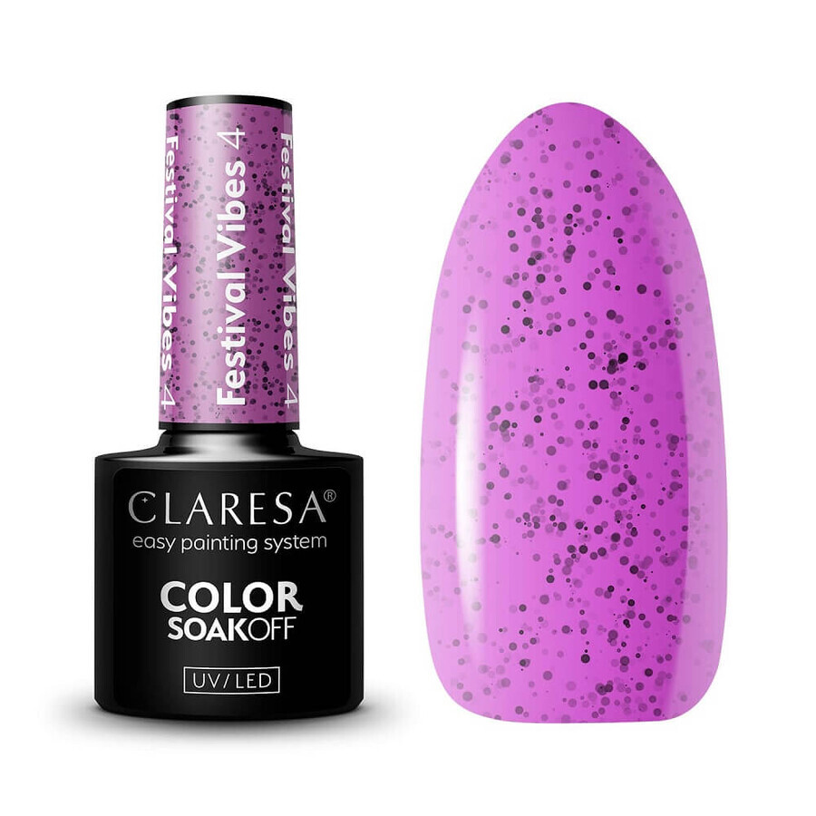 Acquista Claresa Soak Off UV/LED Festival Vibes Hybrid Varnish 4, 5 g Claresa Soak Off UV/LED Festival Vibes Hybrid Varnish 4, 5 g