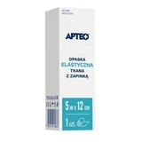 Elastic bandage, Apteo Care, 5m x 12cm, 1 piece