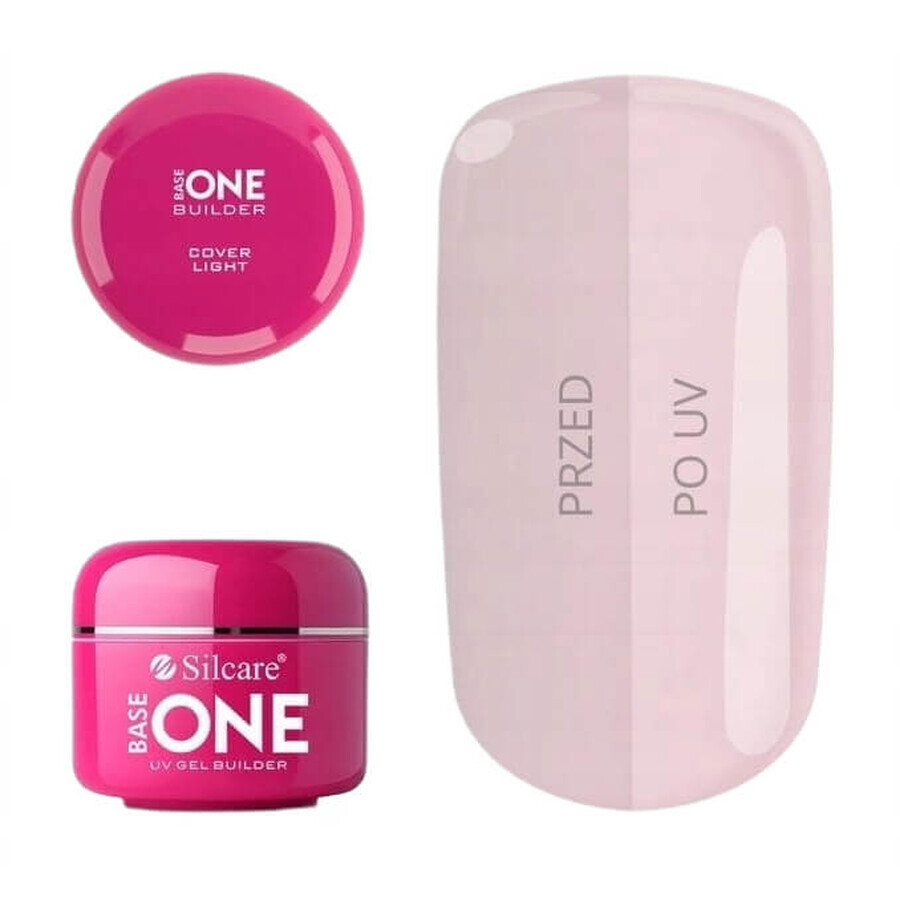 Acquista Silcare Base One Cover Light Masking Gel UV per unghie, 5 g Silcare Base One Cover Light Masking Gel UV per unghie, 5 g
