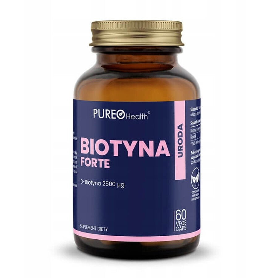 Pureo Health Biotin Forte, 60 capsules