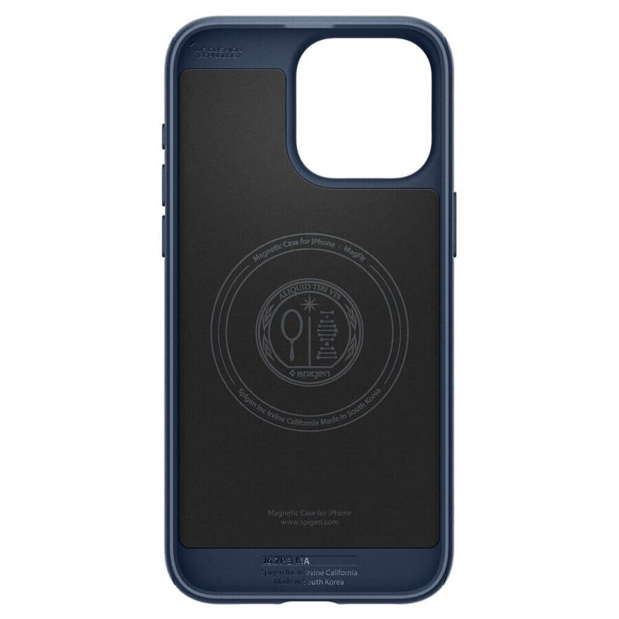 Spigen Mag Armor hoes met MagSafe voor iPhone 15 Pro Max - blauw