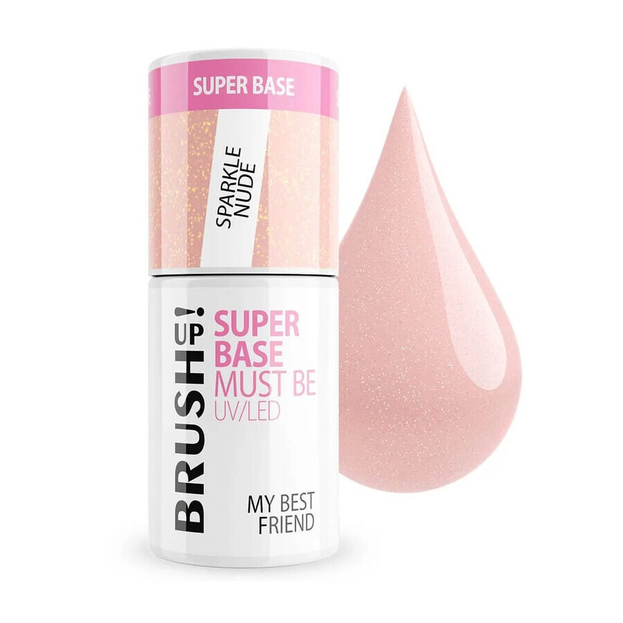 Winkel op BrushUp! Super Base hybride nagelbasis Sparkle Nude, 5 g BrushUp! Super Base hybride nagelbasis Sparkle Nude, 5 g