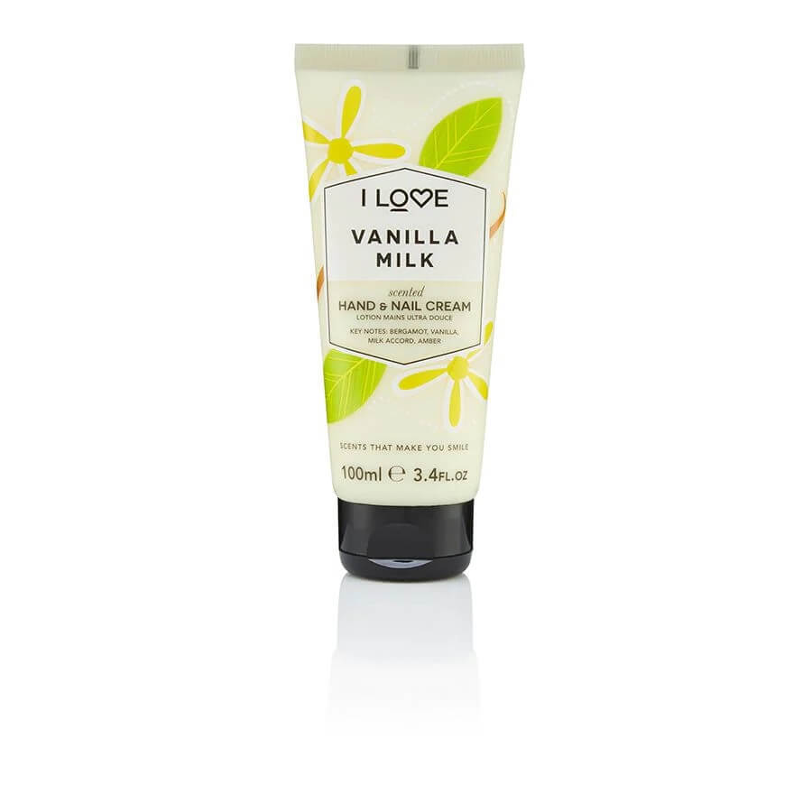 I Love Scented Moisturizing Hand and Nail Cream Vanilla Milk, 100ml