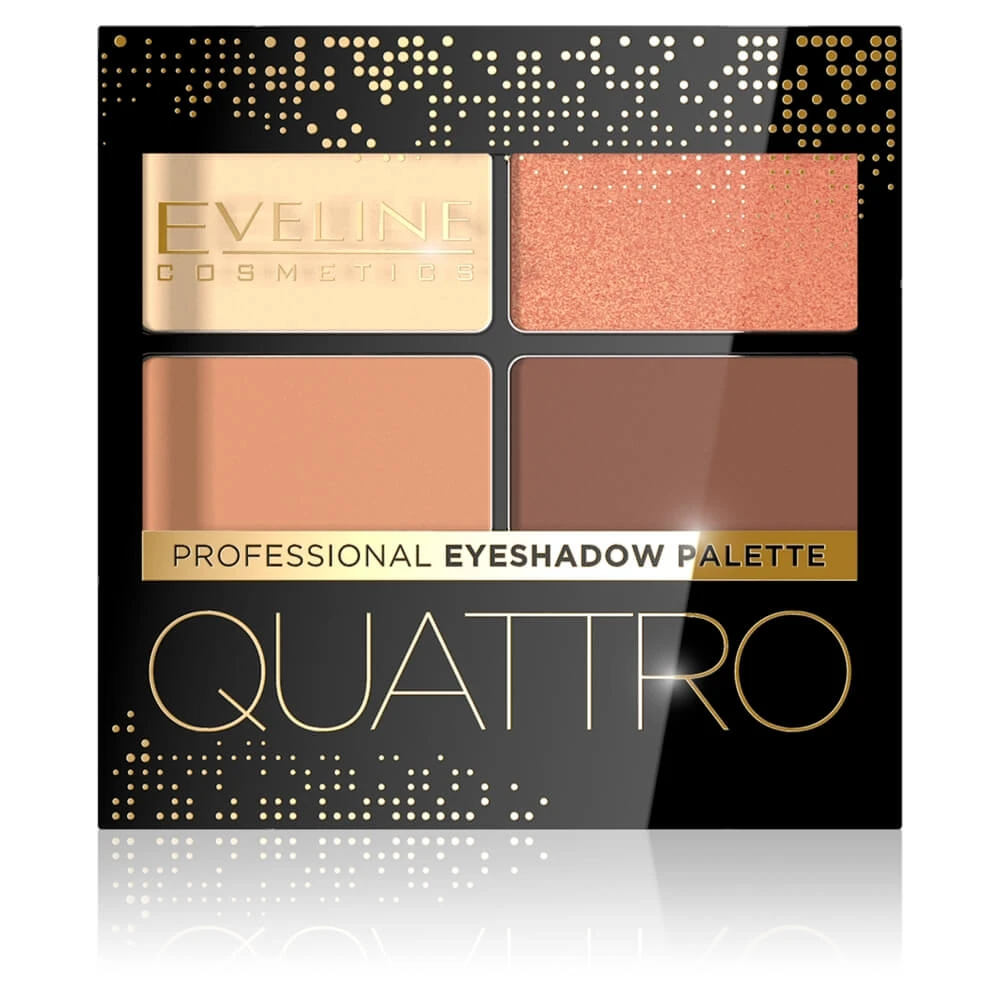 Eveline Cosmetics Quattro Professional eyeshadow palette 01, 3.2 g