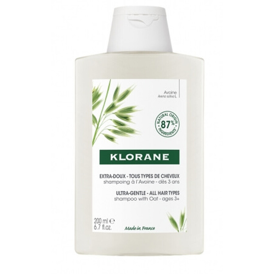 Klorane, Shampoo all'avena, 200 ml