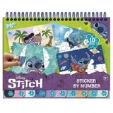 Disney Stitch Aufkleber nach Zahlen kleben