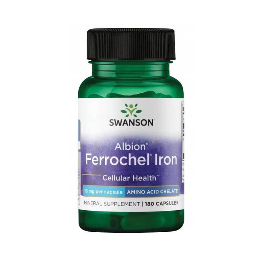 Swanson Albion Ferro Chelato, 180 capsule