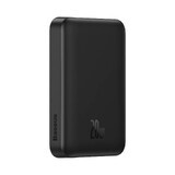 Baseus Magnetic Mini powerbank with MagSafe 15W inductive charging / PD QC 20W fast charging 10000mAh black (Overseas Edition) + Xiaobai Series USB-C - USB-C 60W 3A cable 0.5m black