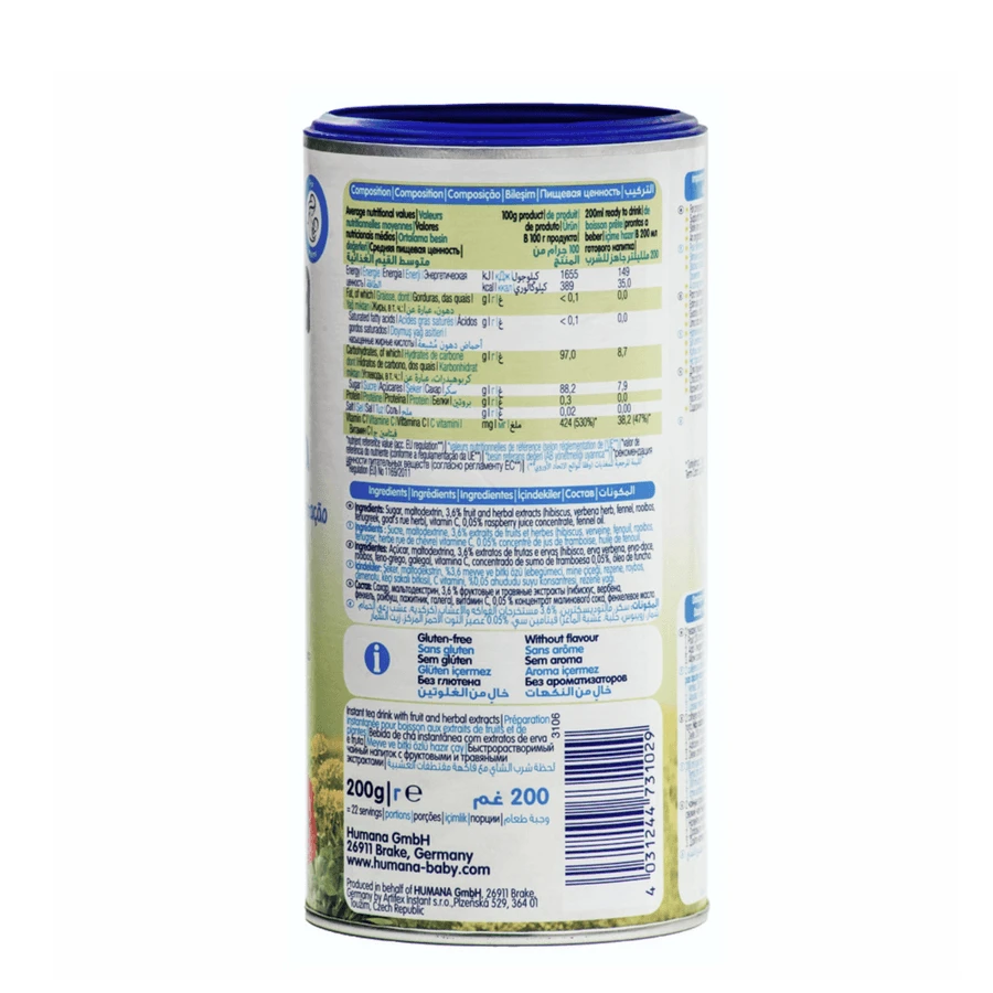 Té instantáneo para mamás, 200 g, Humana