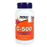 Now Foods vitamin C-500 wild rose 100 tablets