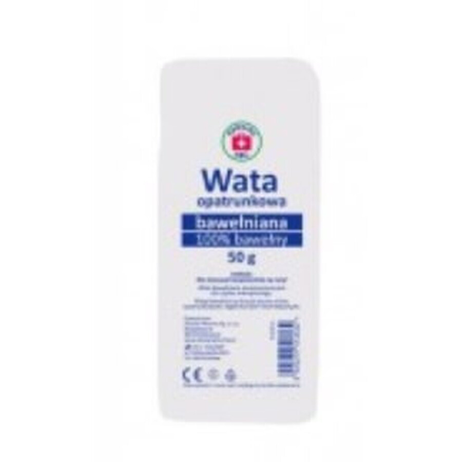 Winkel op Watten, 100% katoen, ABC Eerste Hulp Kit, 50 g, 1 pak Watten, 100% katoen, ABC Eerste Hulp Kit, 50 g, 1 pak