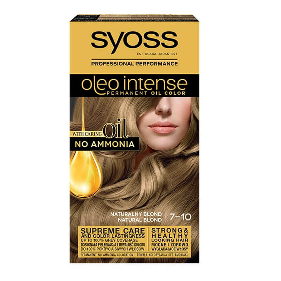 Syoss Oil Permanent Hair Colour 7-10 Blond natural