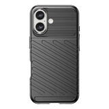 Funda de silicona Thunder Case para iPhone 16 - negro