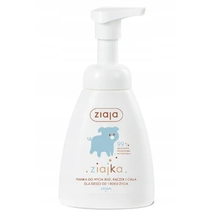 Ziajka, Espuma limpiadora para cara, manos, cuerpo, 250ml
