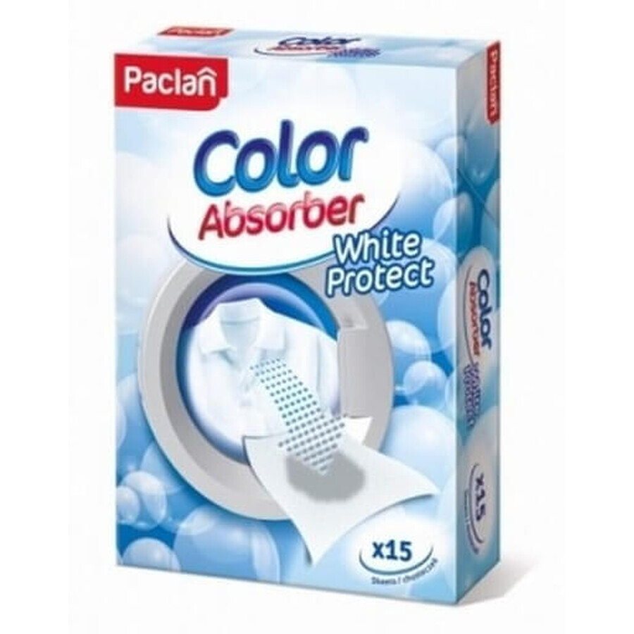 Paclan, Weißer Waschlappen, 15 Stück