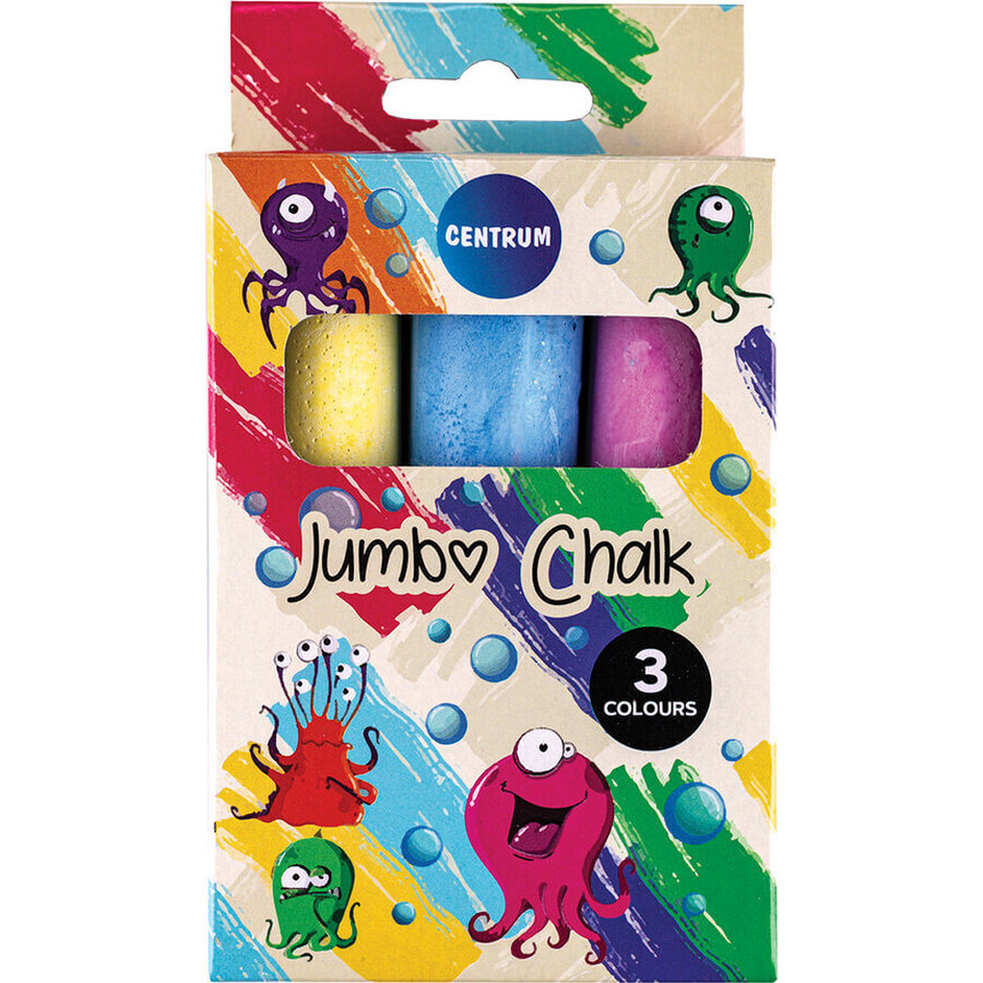 Acquista Gesso colorato jumbo 3 pz. Gesso colorato jumbo 3 pz.