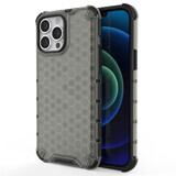 Funda blindada de nido de abeja con marco de gel iPhone 13 Pro Max negro