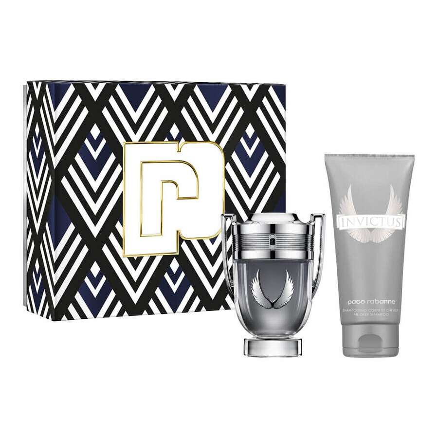 Paco Rabanne Invictus Platinum Eau de Parfum, 50 ml + Gel douche, 100 ml