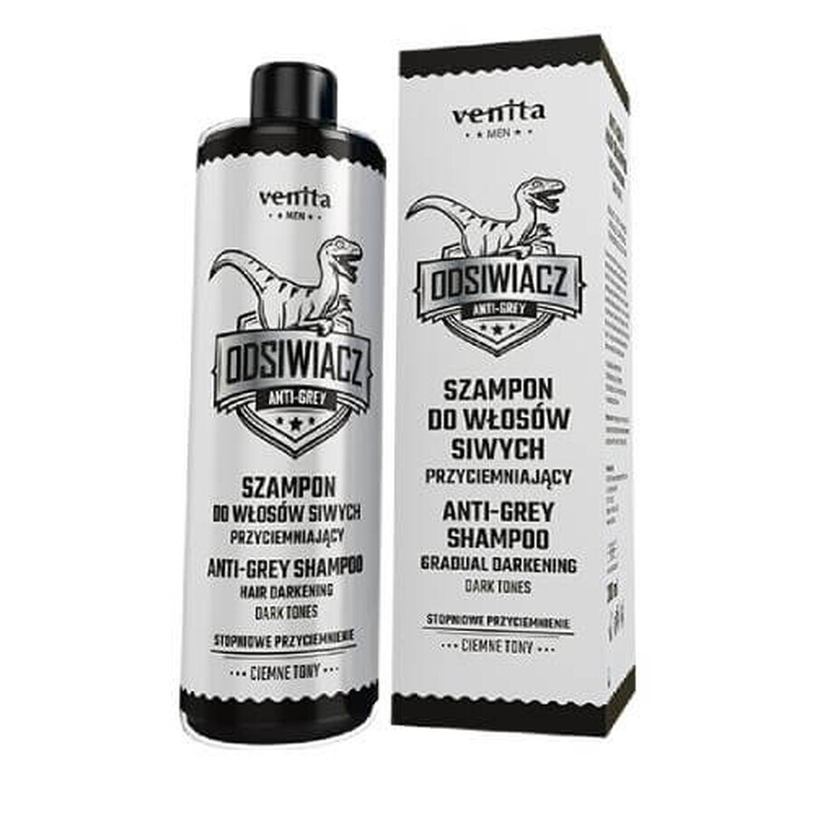 Shop Venita Men Shampoo für graues Haar Verdunkelung Dunkle Töne, 200ml Venita Men Shampoo für graues Haar Verdunkelung Dunkle Töne, 200ml