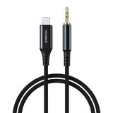 Choetech AUX007 Iluminación / mini jack de 3,5 mm cable de 1 m - negro