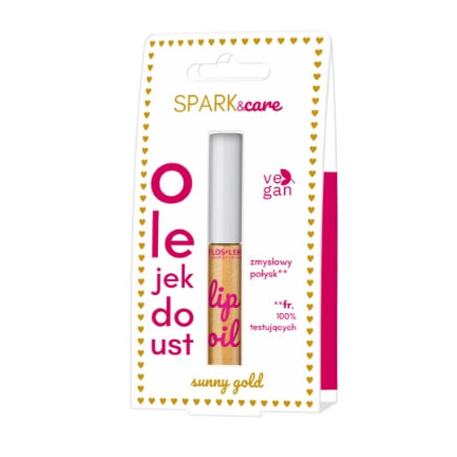 Floslek Laboratorium Spark amp ; Care Sunny Gold Lip Oil, 5,5 g