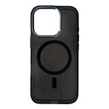 Custodia Glitter MagSafe per iPhone 16 Pro - nera con glitter