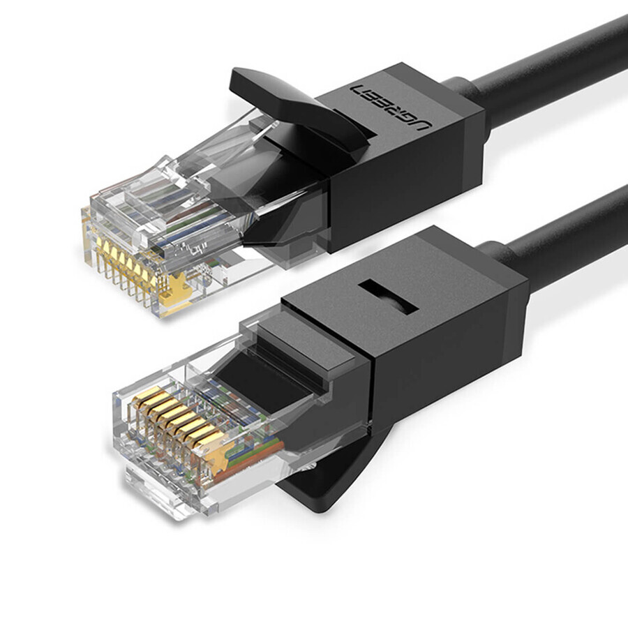 Ugreen LAN Ethernet U/UTP network cable Cat. 6 1000Mbps 8m black (NW102)