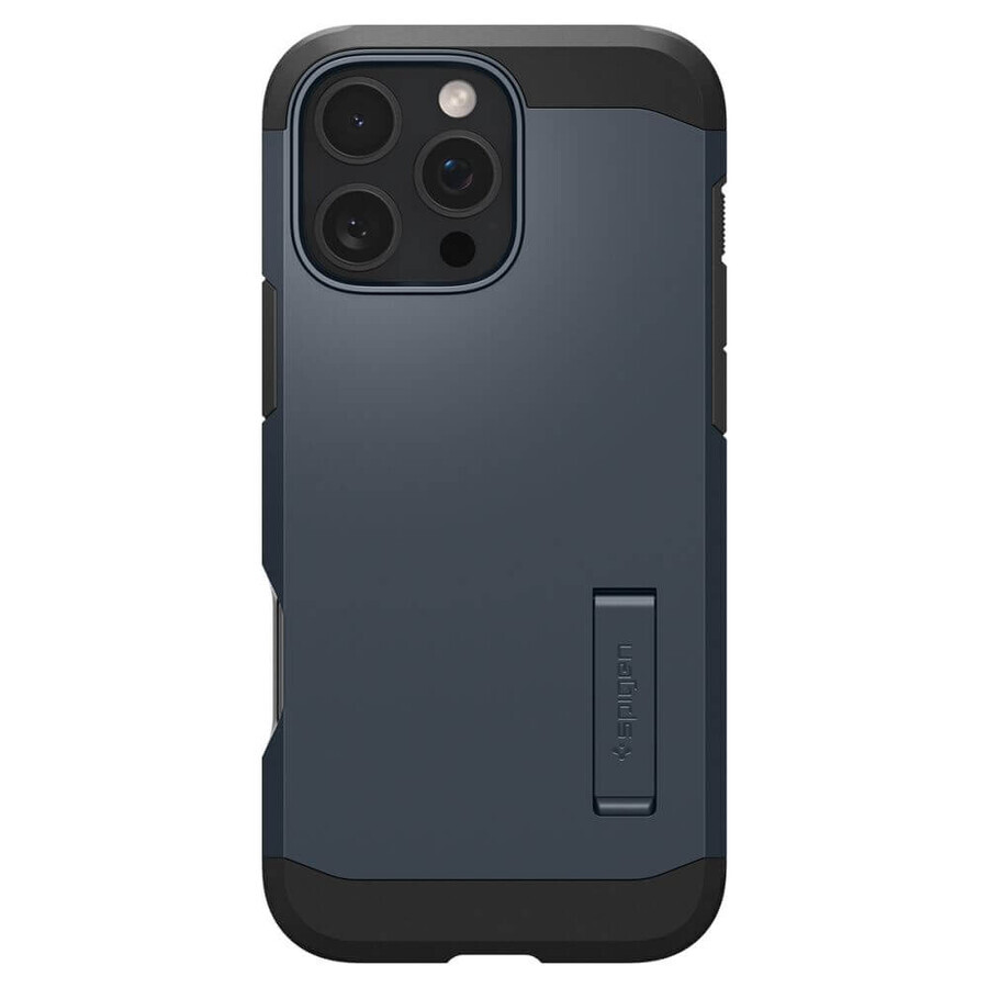 Spigen Tough Armor MagSafe case with stand for iPhone 16 Pro Max - dark gray